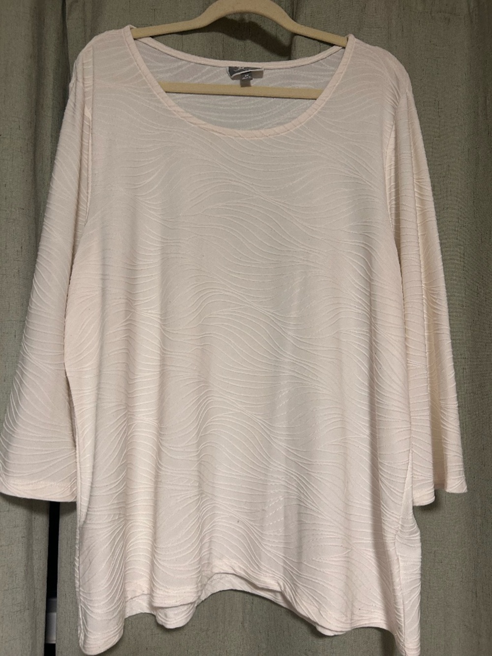 Women's 3XL, J.M. Collection, Cream Blouse
